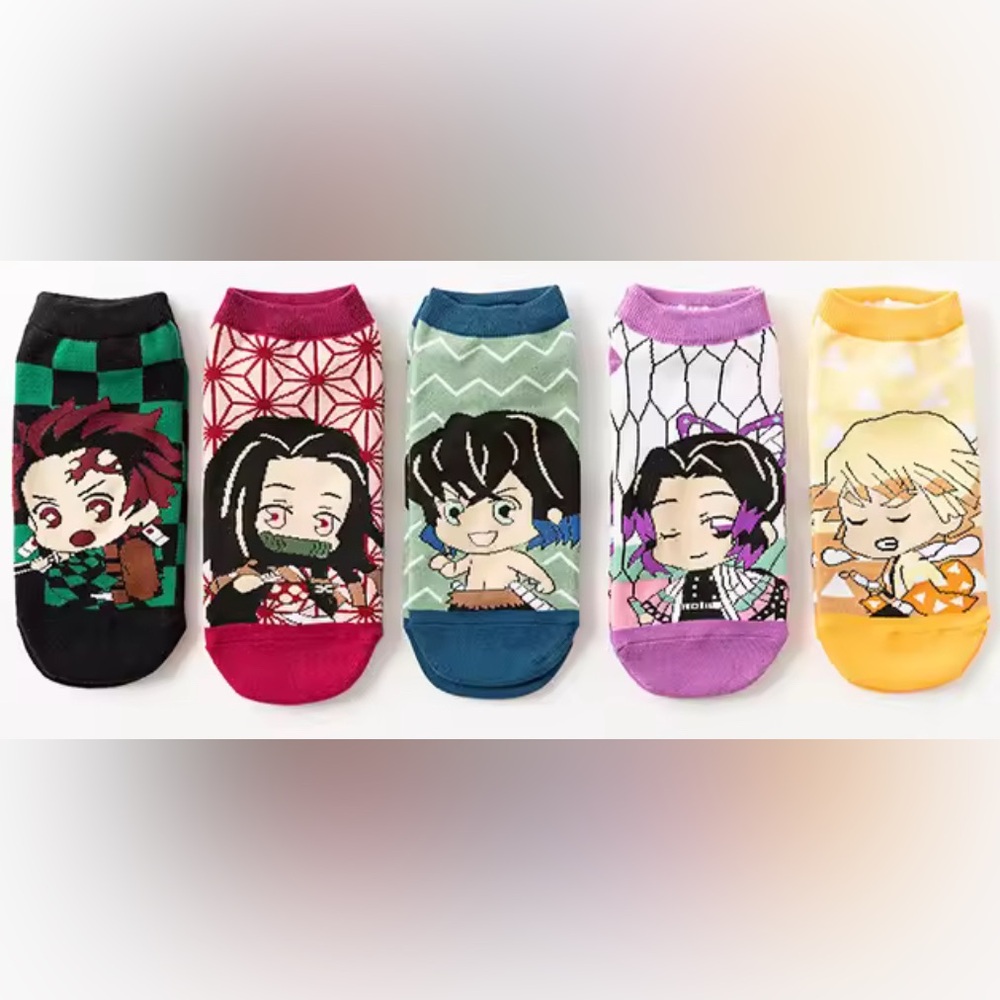 Anime Character Socks Set